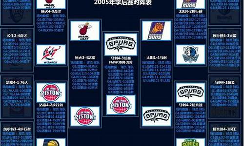 2005nba季后赛_2005nba季后赛对阵图