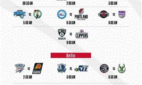 今日nba赛程安排表_今日nba赛程安排表最新